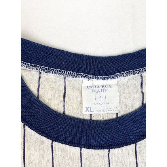 Vintage Taz Clemson University T-Shirt XL Football Pin Stripe Looney Tunes - Picture 5 of 8